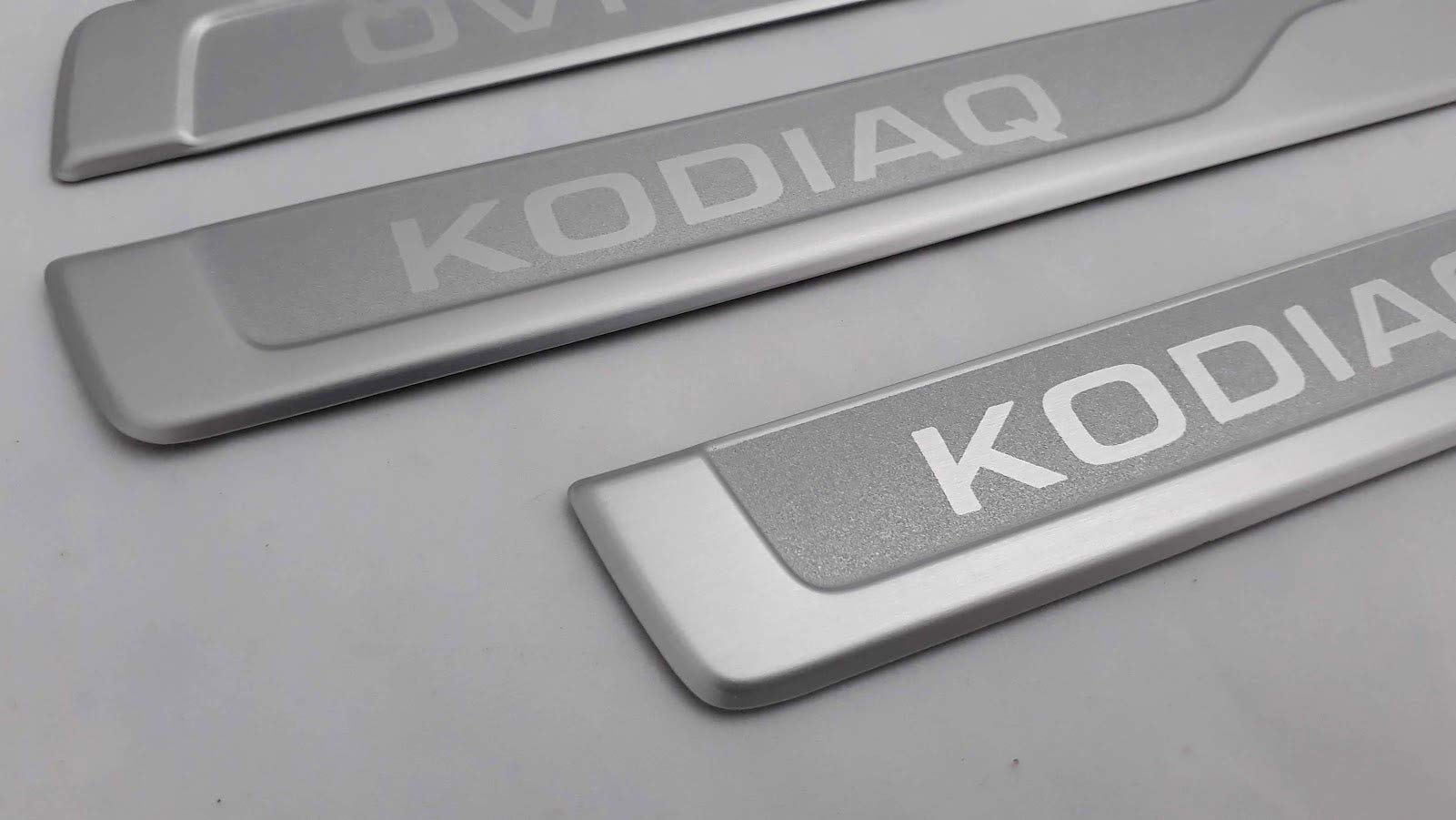 Set Battitacco Originali SKODA Kodiaq In Alluminio - 4 Pezzi Con Scritta Kodiaq - 565071303b