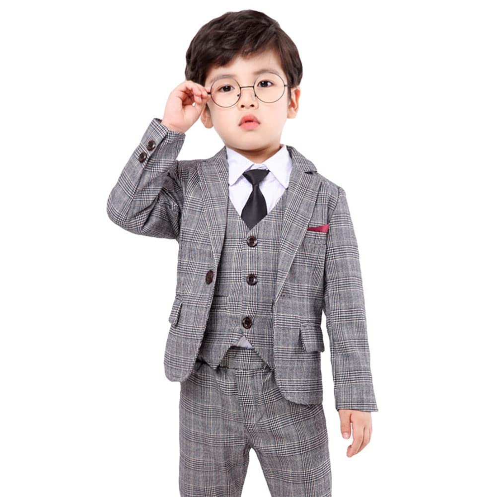 Conjunto de Chaqueta y Pantalón Traje de Boda para Niños Traje de Ceremonio Bautizo Comunión Traje Formal para Fiesta de Graduación Esmoquin