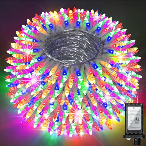 300 LED Christmas Tree Lights, Connectable Christmas Lights Indoor with