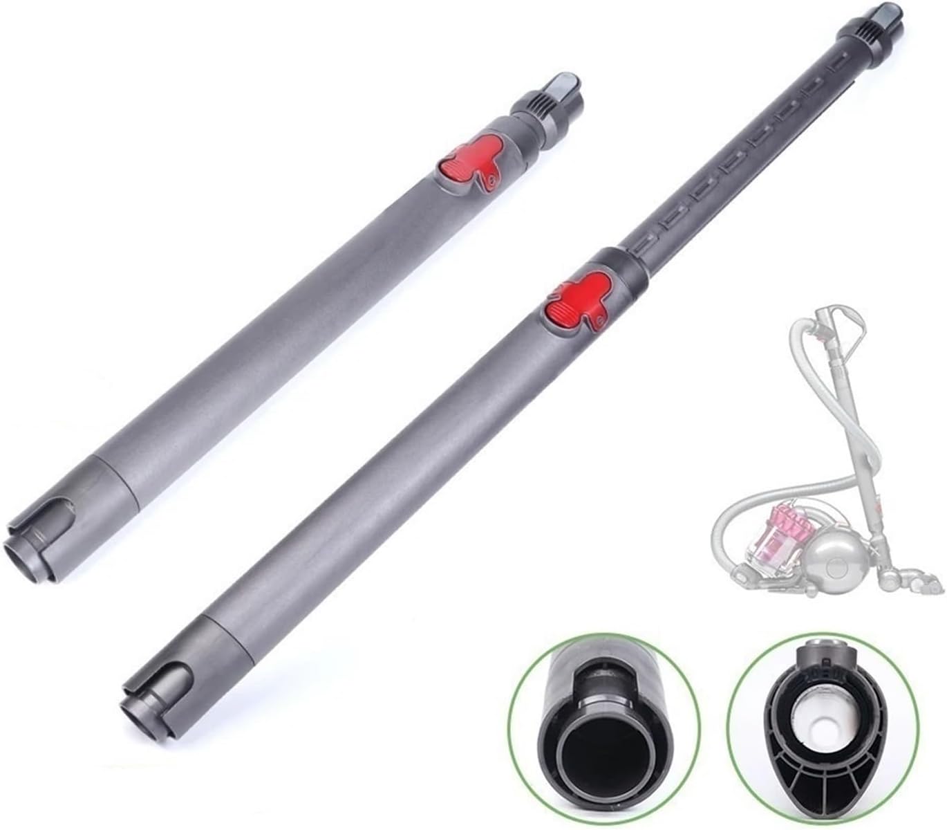 KAFTKO Vacuum Cleaner Extension Tube 917260-04 Replacement Accessories. Compatible with Dyson DC23, DC26, DC39 DC39C Vacuum Cleaners