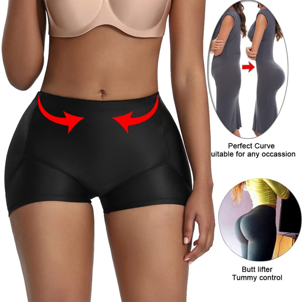 Intimo Modellante per Sollevare I Glutei da Donna - Mutandine Modellanti per Sollevare I Glutei, Modellatore per Il Corpo, Intimo Che Valorizza I Glutei, Corsetto Modellante P.Black-XX-Large