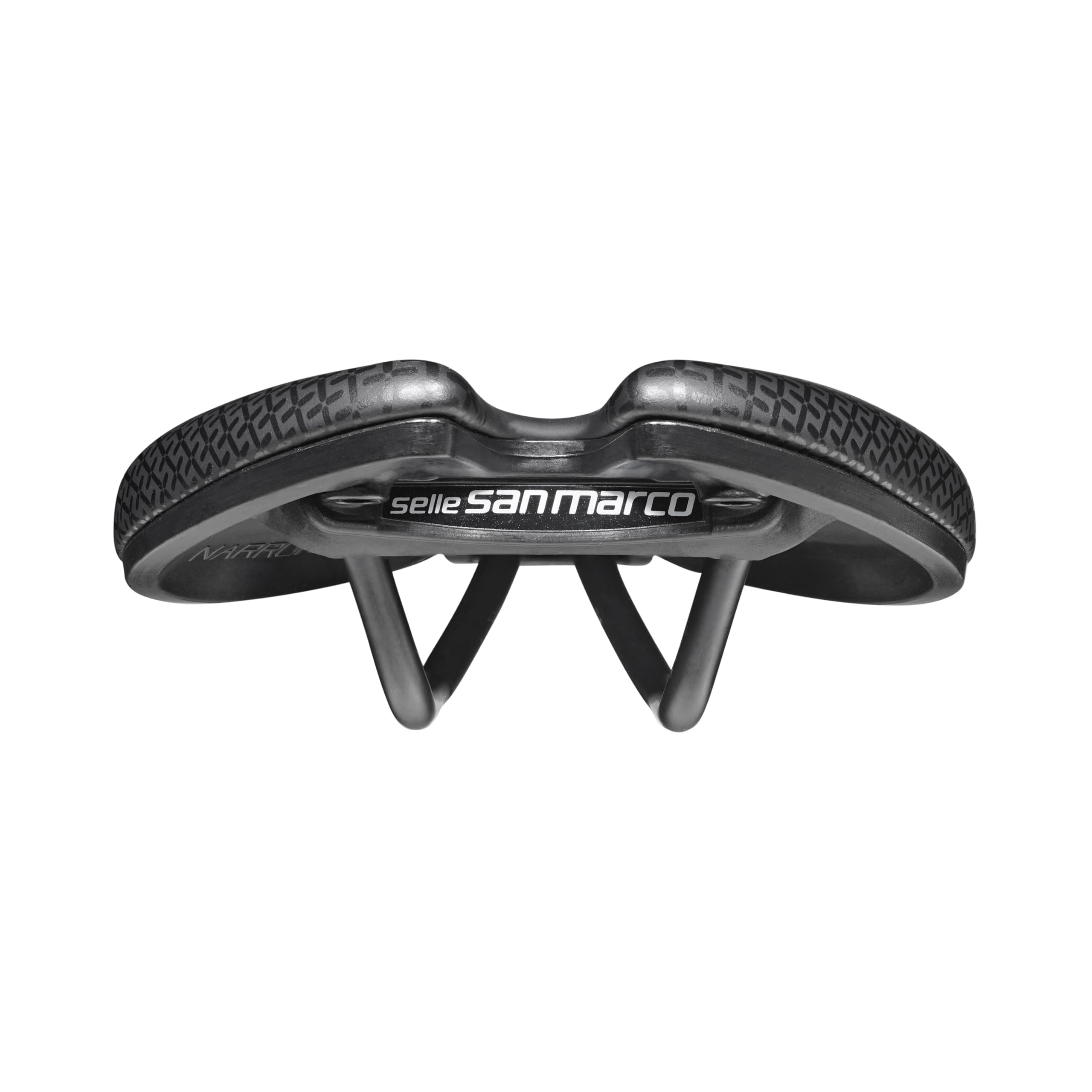 Selle San Marco ASPIDE Short Comfort Dynamic - Sillín Bicicleta Carretera, Gravel y MTB, Extra Acolchado, Rail Manganeso