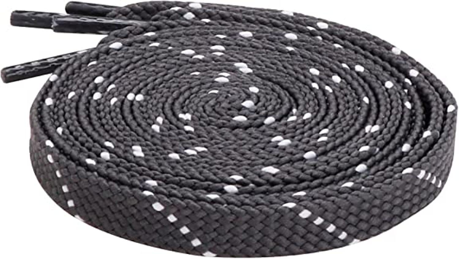 GRAH SANGRAH® (2 Pair Fashion Flat Shoelaces For Athletic Casual Outdoor Hiking Sports Shoes Double Color Twill (120 CM, Grey White) (B0B9JXZSQZ) Amazon Price History, Amazon Price Tracker