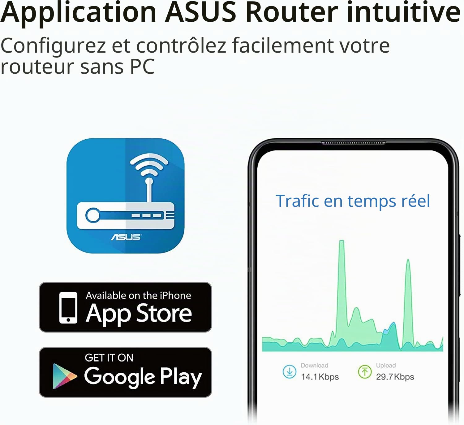 ASUS Rt-Ax57 Wireless Router Gigabit Ethernet Dual-Band, W128291859 (Gigabit Ethernet Dual-Band (2.4 Ghz / 5 Ghz) Black)