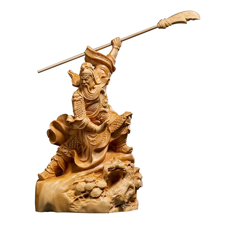 Amazon｜仏像 置物 Boxwoodの伝統的な3王国グアニー木像オフィス