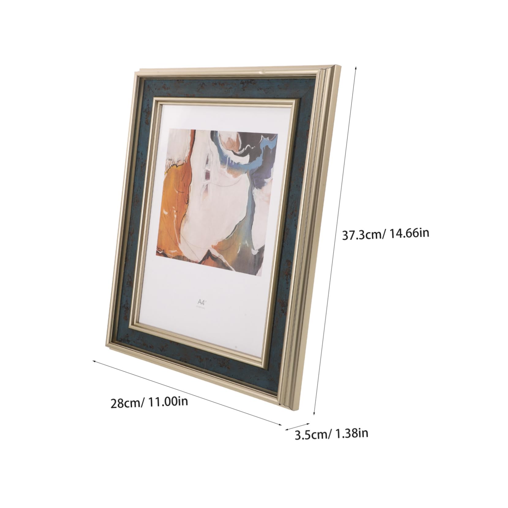 OUNONA Vintage für Kunstharz Wand und Bilderrahmen Tischdeko | Klassischer Stil, Vielseitige Präsentation, Passend für Geburtstage und Hochzeiten