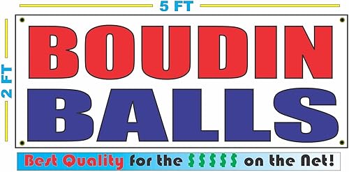 Boudin bolas Banner Sign Boudin bolas Banner Sign
