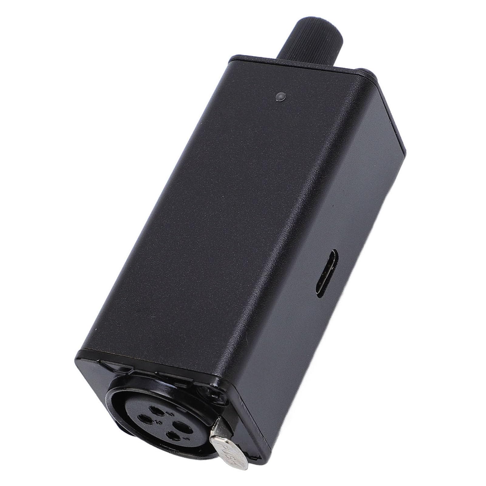 Portable Ear Monitoring Amplifier, IEM Amplifier, XLR 3.5mm Jack Headphone Amp with Belt Clip for Stage Drummer Keyboard Player