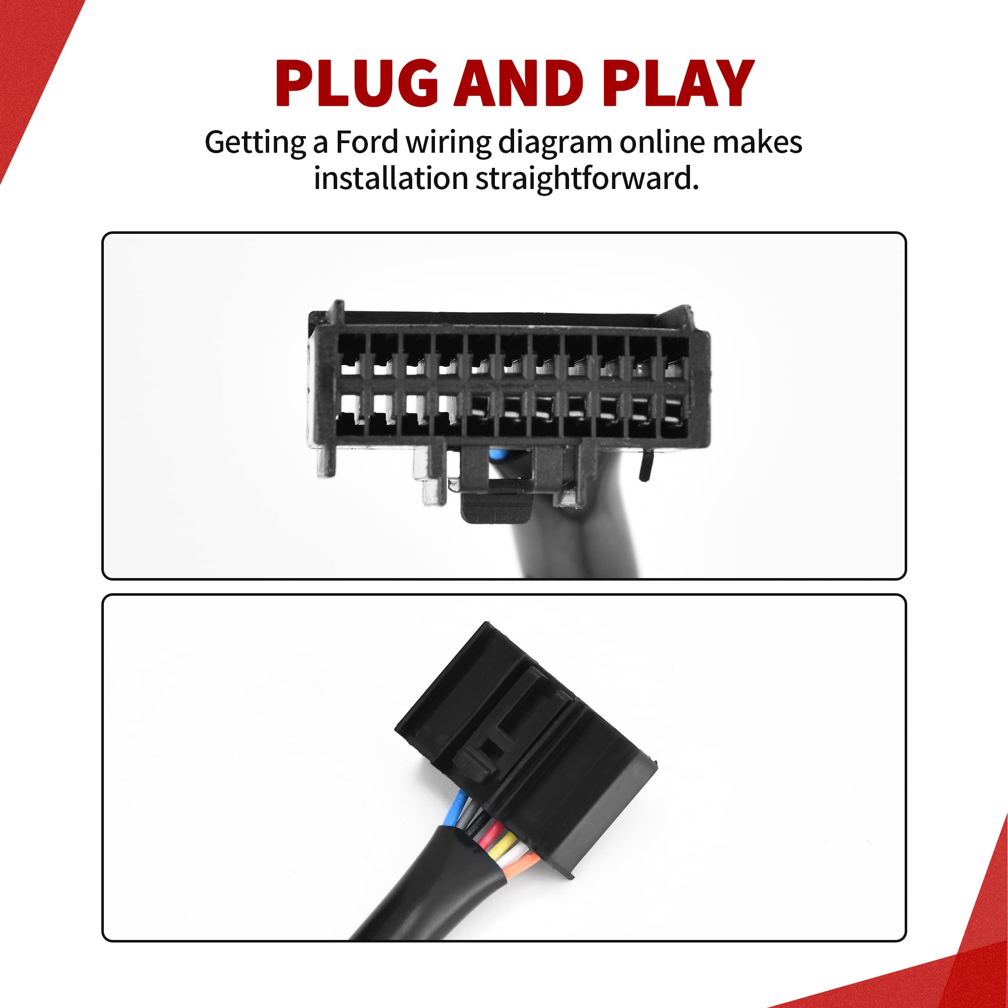 YITAMOTOR Towing Mirrors compatible for 20082016 Ford F250 F350 F450