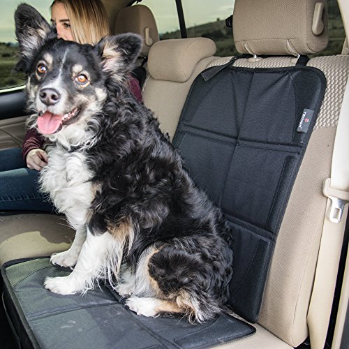 Image of Car Seat Protector Mat for Leather & Upholstery-Waterproof Underpad - Protection from Infant & Toddler Car Seats