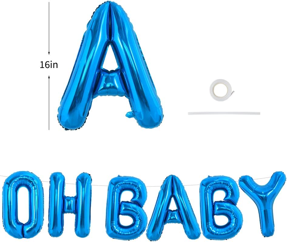 Letras ¡oh Baby! Para Gender Reveal Decoración Por @fiestastemaplaymx