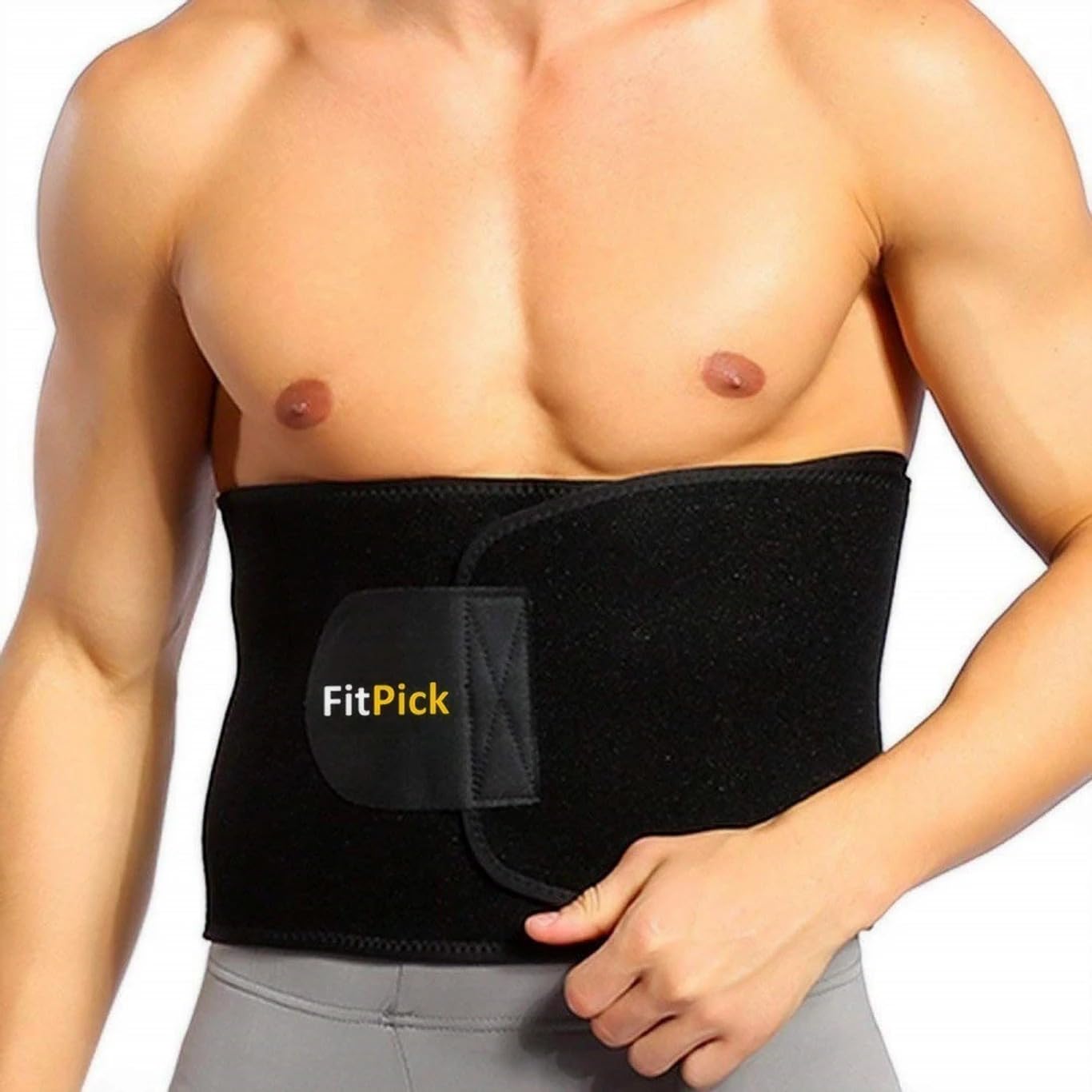 FIT PICK Unisex Body Shapewear Slimming Vest | Tummy Control Compression Shirt for Men & Women | Fat Burner Sweat Tank | Waist Trainer Body Shaper for Gym & Daily Use-image-42