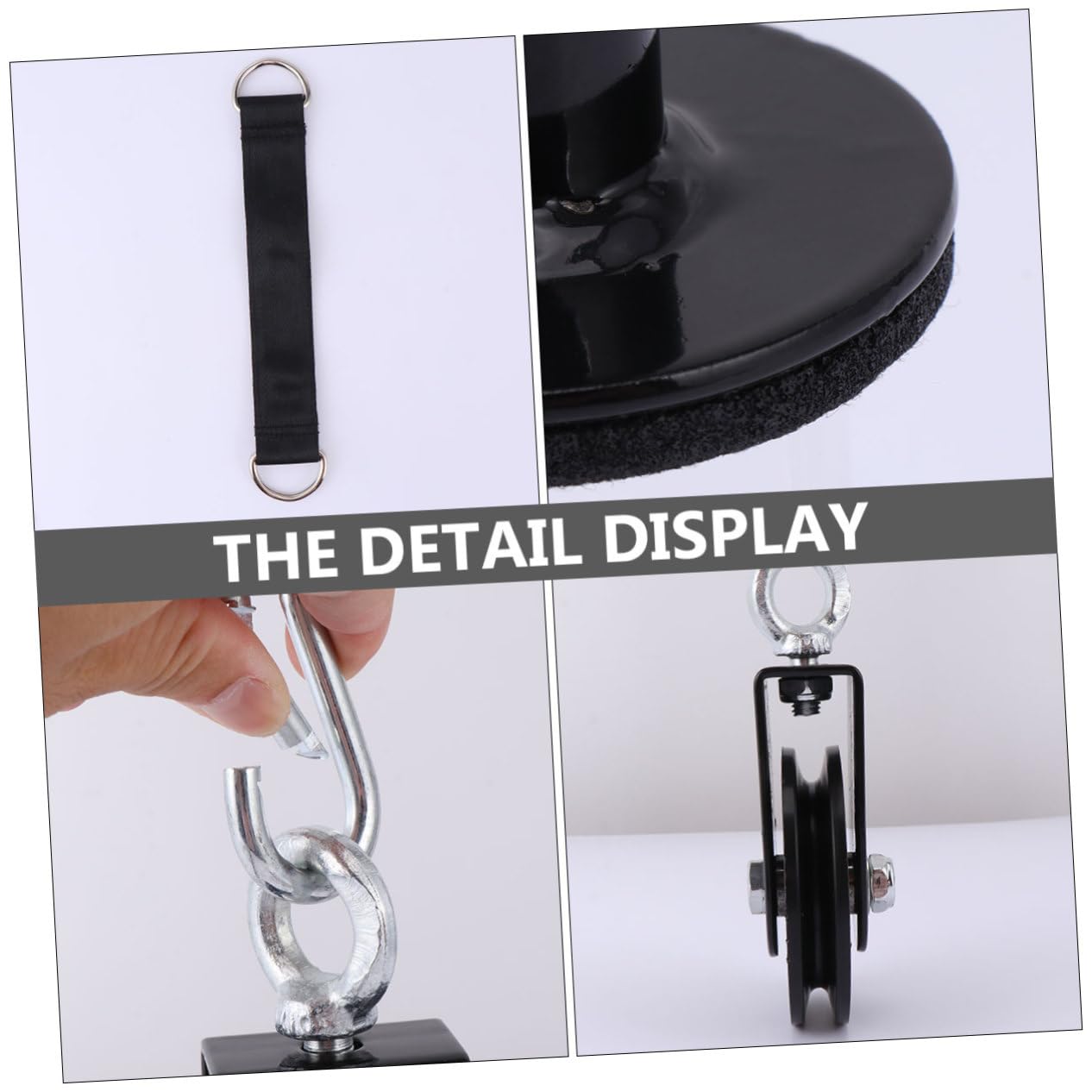 Toddmomy Dispositivo di fitness a discesa ad alta posizione pilates kit da palestra kit di allenamento fisico portatile attrezzature per il fitness fai da te Metallo