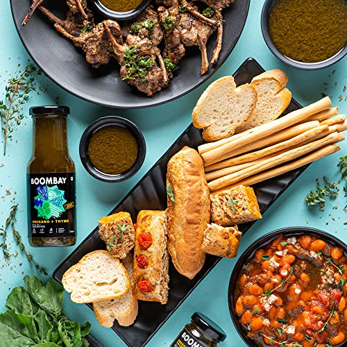 Image of BOOMBAY Oregano + Thyme Salad Dressing 220g | Nothing Artificial | No Bad Oils | Zero Sugar | Plant Based | No Onion or Garlic | Use to top Pasta, Marinade for Roast, Dip with Snacks, Flavour for Stew