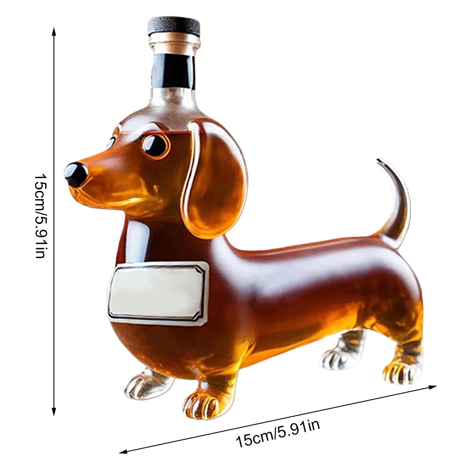 Amazon.co.jp: ダックスフント犬用ウイスキーボトル、犬用ウイスキー