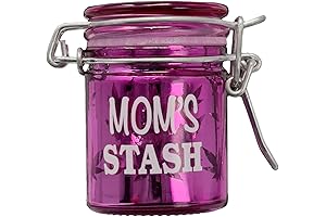 Airtight Glass Marijuana Bowl for Discreet and Odor-Proof Storage