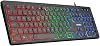 Everest KB-120 Sleek Black USB Rainbow Illuminated Q Gaming Gaming Keyboard