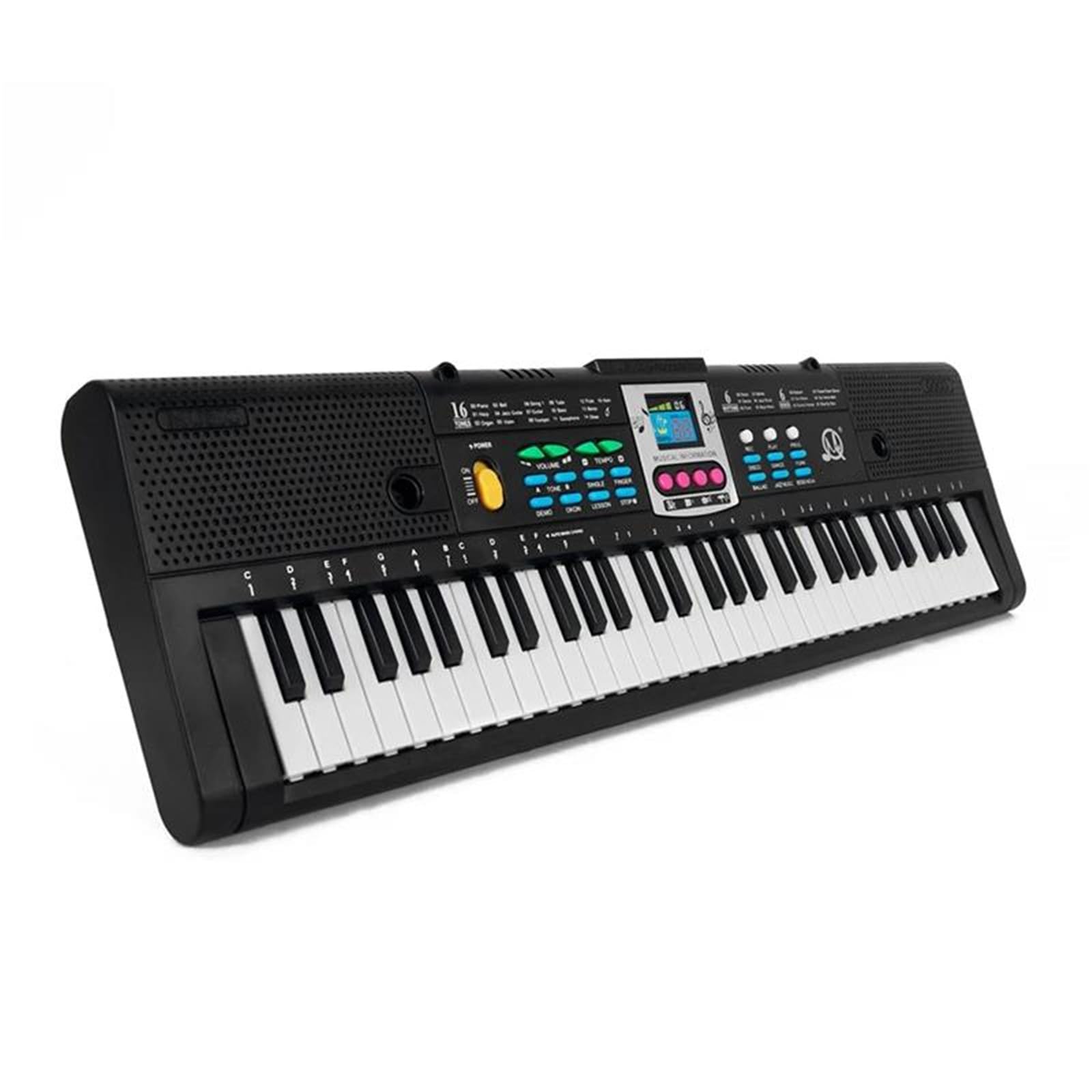 61 Klawiszowy Elektroniczny Fortepian Cyfrowy Instrument Muzyczny Z Mikrofonem Dla Początkujących I Dorosłych