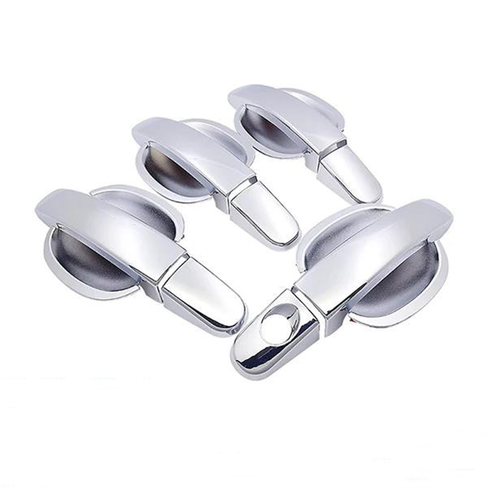 Hjkdsz Style 2 Car Door Handle Cover Exterior Trim Decorative For Ford For Focus 2 Mk2 .5 2004-2010(Style 2)