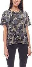 NA-KD Camisa Extragrande Cool Cuello Redondo Mujer Camuflaje Camiseta