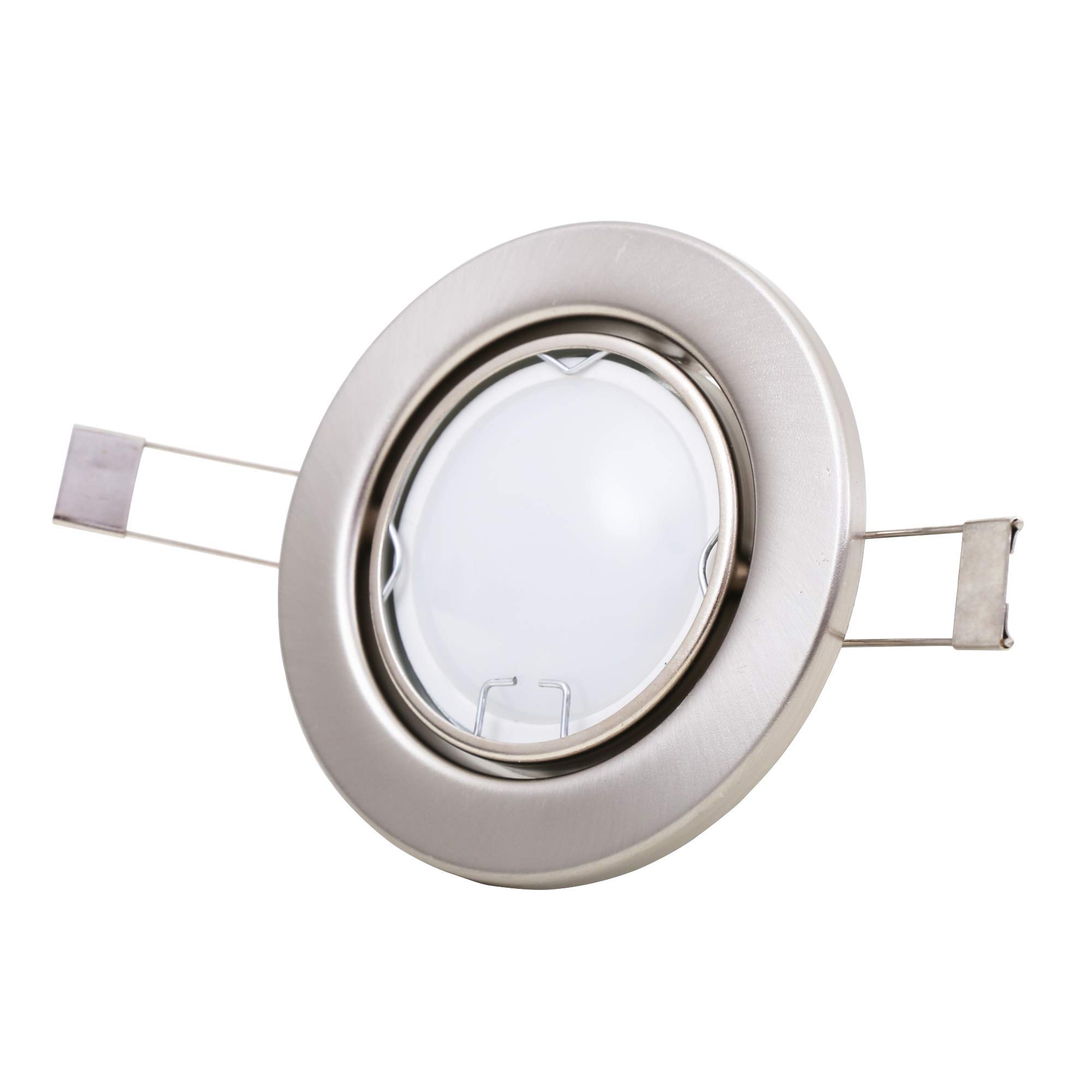 BRILONER Armaturen - plafondspot, badkamerlamp, plafondlamp, spot, draai- en zwenkbaar, 3 x LED/GU10, IP44, chroom, 210x112mm (DxH), 2731-038