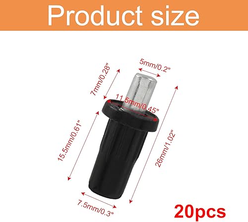 Miniatura 2 de 20 amortiguadores de pasadores de mantenimiento de puertas de gabinete, pasadores de émbolo de puerta de gabinete, pasadores de resorte de repuesto