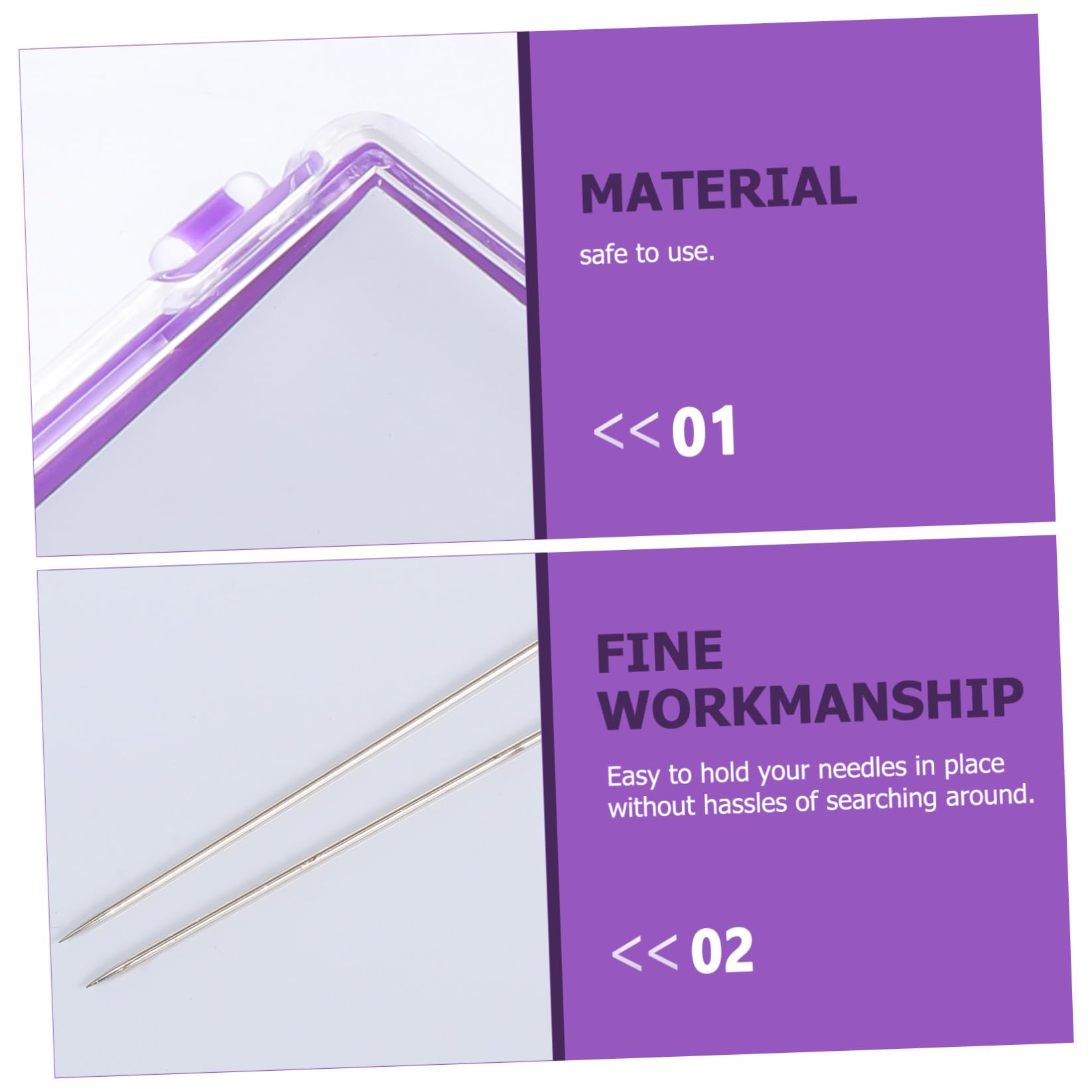 NUOBESTY 6piezas Alfileteros Magnéticos Caja De Almacenamiento Herramientas De Costura Para Agujas Alfileres y Clips Diseño Portátil y Ligero Para Uso Doméstico y Manualidades