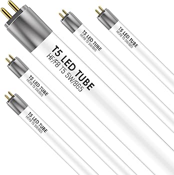 IHYCTV F8T5 12 Inch Plug & Play LED Tube, Daylight 6500K T5 LED