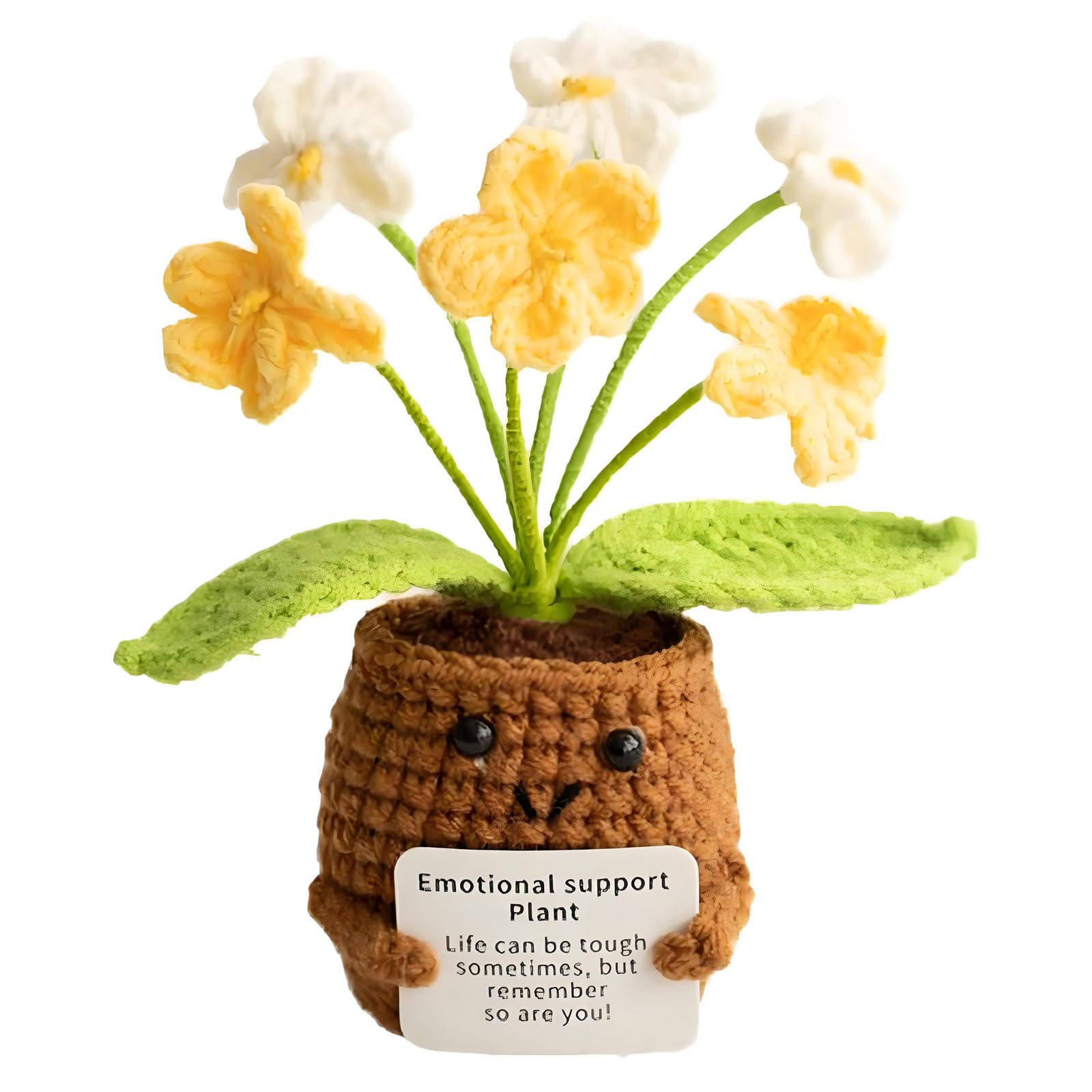Syylqyr Crochet Flowers Plant Potted