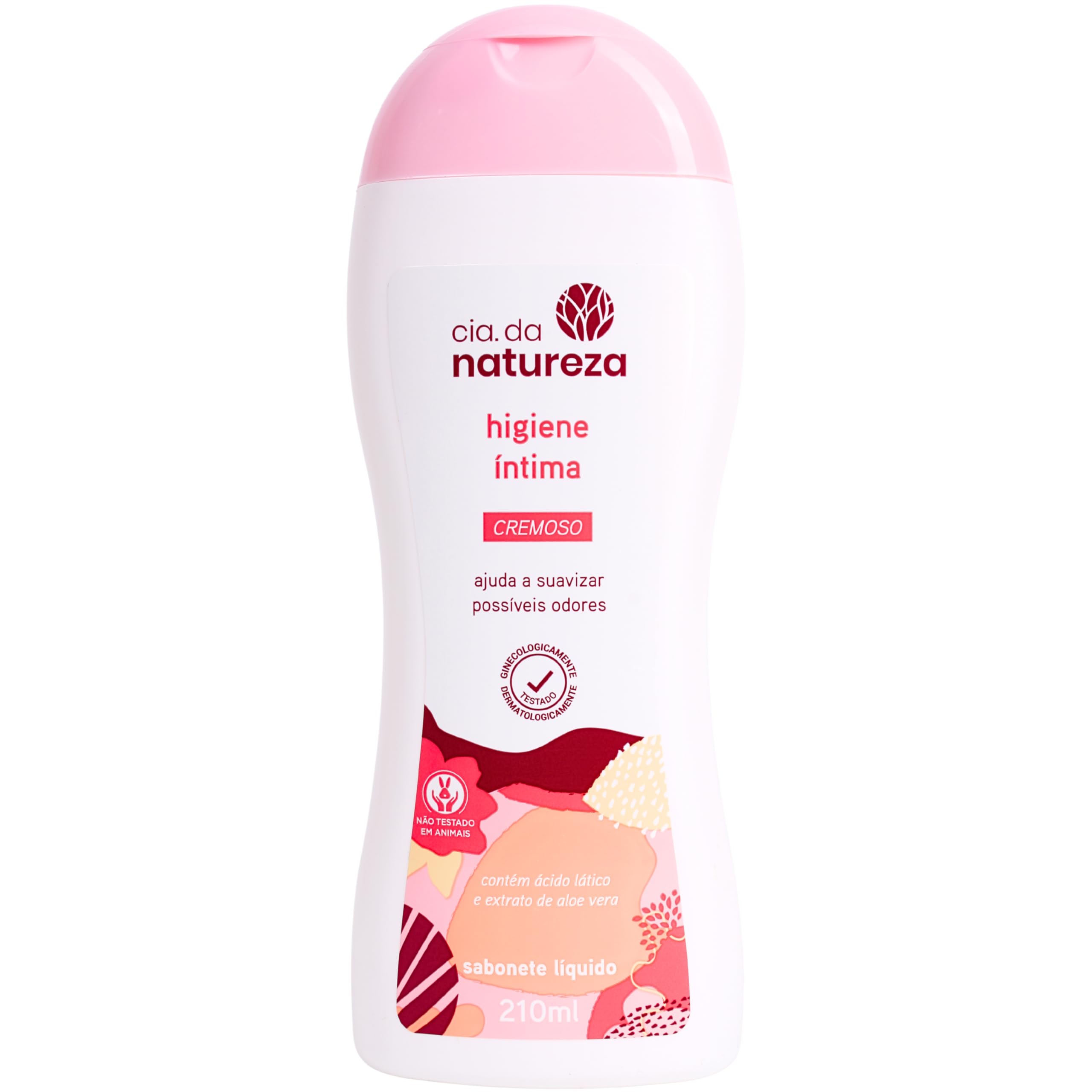 Cia.da natureza, Sabonete íntimo cremoso, Tradicional, 210ml