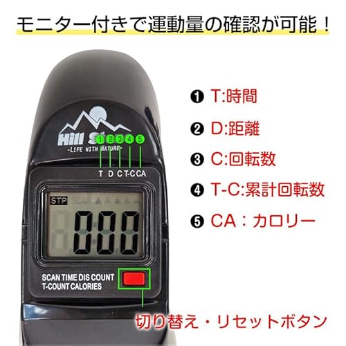 雑貨の国のアリス ミニフィットネスバイク 静音 小型 フィットネスバイク エアロバイク トレーニング 燃焼 の商品画像 5