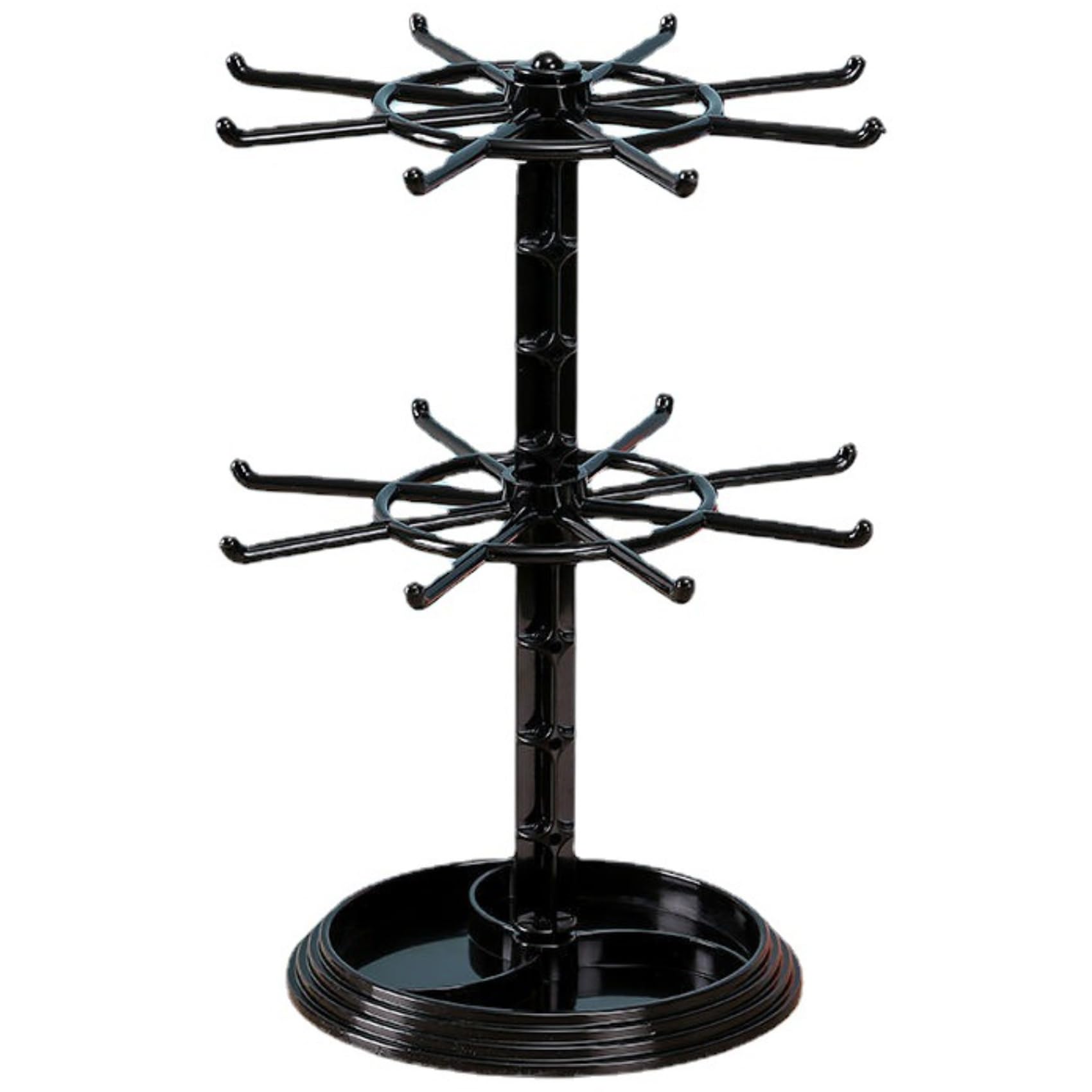 NIOIPXAJewelry Holder,Jewelry Organizer Stand,Necklace Organizer,Jewelry Rotating Holder,Keychain Pendants Organizer (Black)