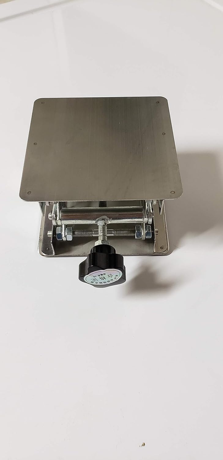 Beyondsupply-Lab Stainless Steel Lab Jack Table Lift Jiffy Jack 4X4（10cm）