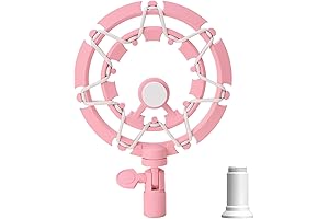 Pink Shock Mount Compatible with Razer Seiren X Microphone and Seiren V2...