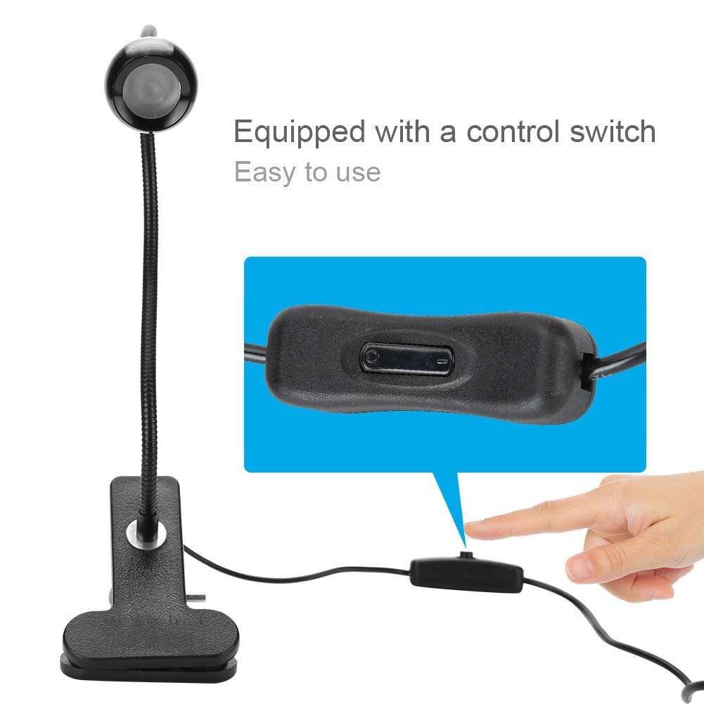 Lampa utwardzana klejem UV, zasilana przez USB, plug & play, 3 W, lampa UV LED, fioletowe światło, do naprawy narzędzi naprawczych do telefonów komórkowych, z klipsem i włącznikiem