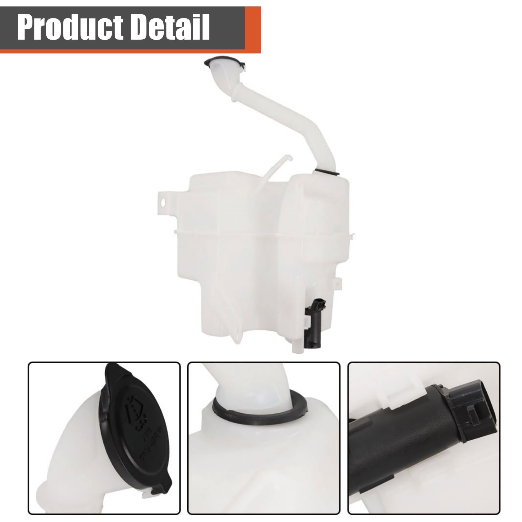 ENLIGHTEN Windshield Washer Fluid Reservoir Tank For 2020-2024 Toyota Corolla Sedan