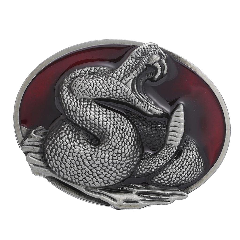 BNF® Mens 3D Snake Western Cowboy Belt Buckle Vintage Style Metal Alloy Buckle|Clothing Shoes & Accessories | Mens Accessories |1 Piece Buckle
