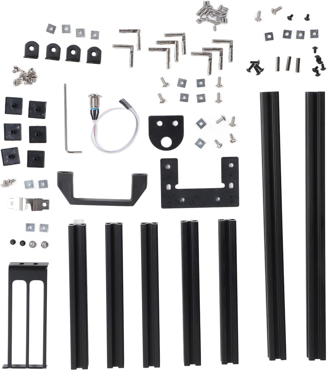 DIY Computer Motherboard Case Rack, Computer ATX Open Motherboard Rack, Vertical Open Aluminum Frame Chassis Rack, Open Chassis Support Bracket with Good Heat Dissipation