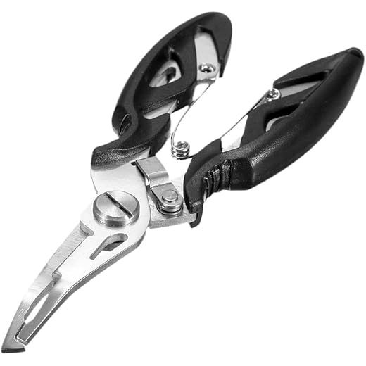 Fishing Plier Scissor Cutter Hook Remover