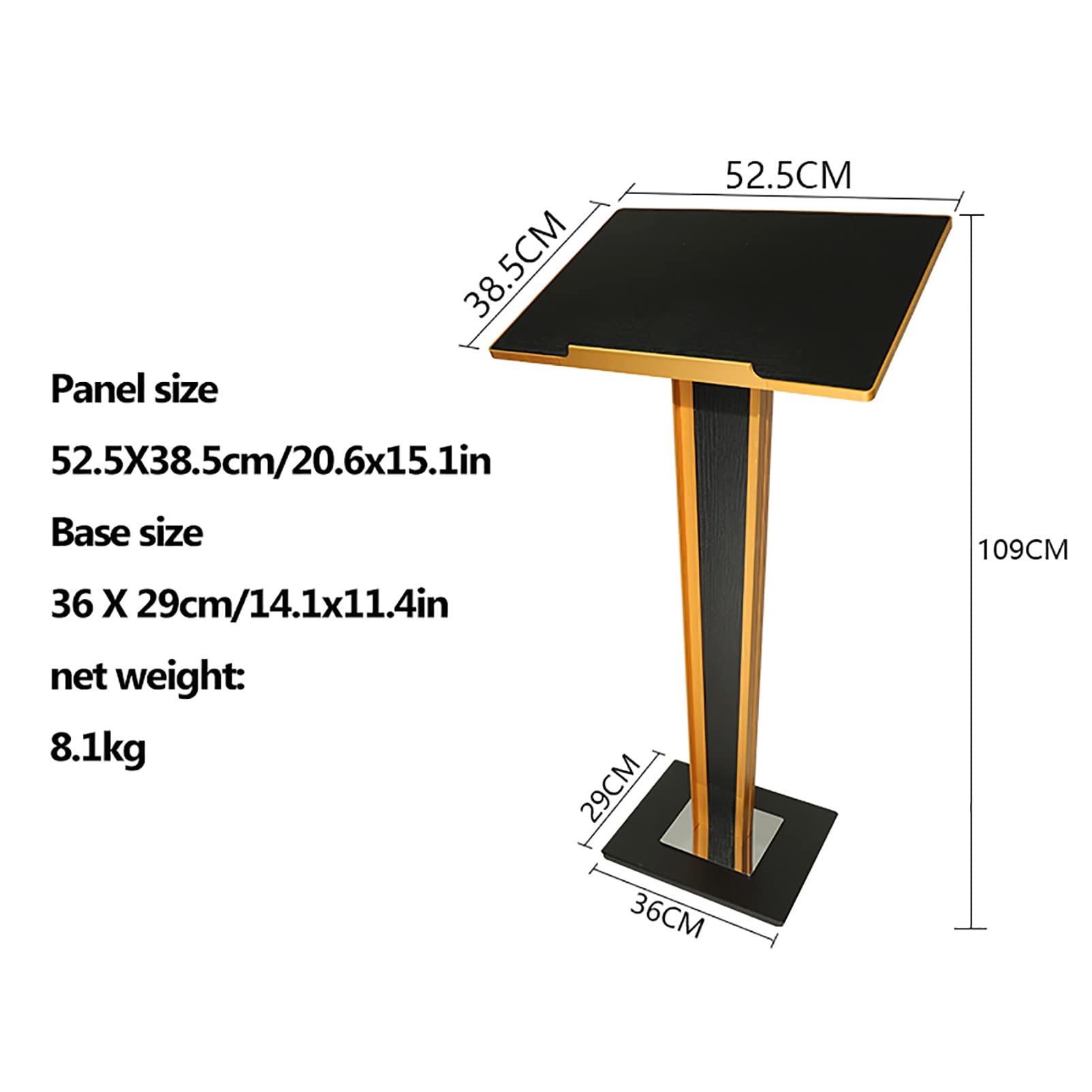 Stand Leggio Podio,Leggio in Acrilico Pulpito Phurch Podium, s per Chiese, Podio Podio Portatile da Tavolo Podio s, Podio Insegnante, Podio Computer per Chiese Matrimoni, Ufficio e Aule