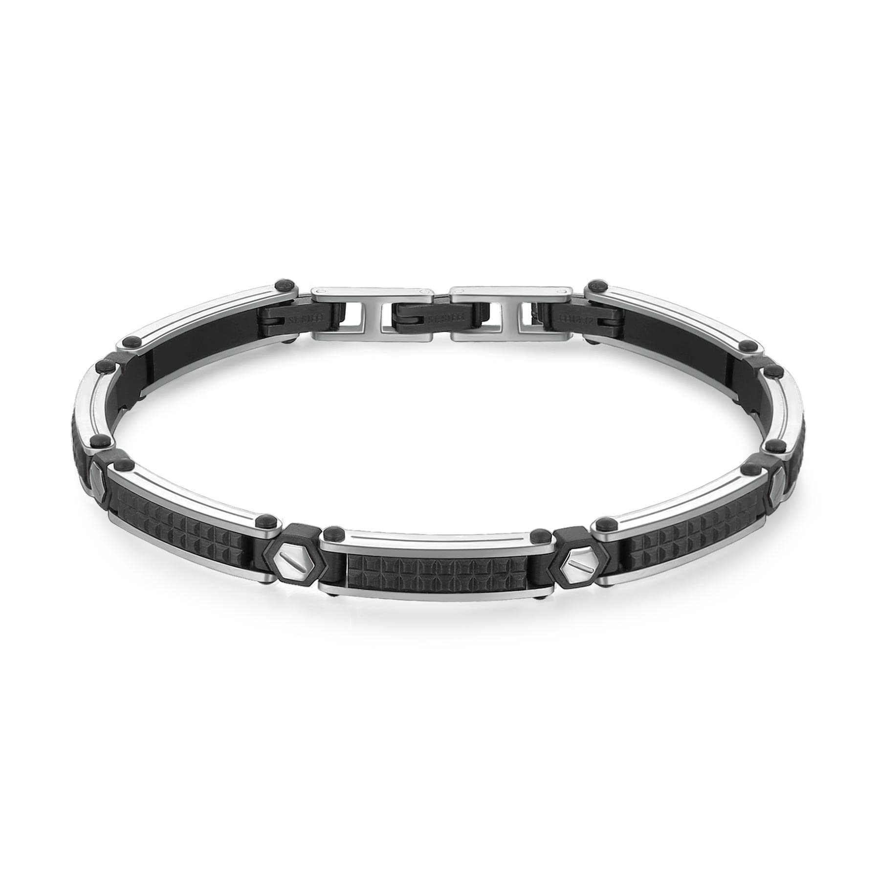 Brosway Armband Mann aus Edelstahl, Armband Mann Kollektion BACKLINER - BBC16