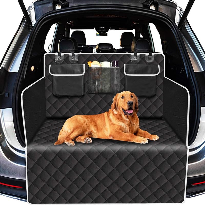 Car Boot Protector for GMC Yukon XL 2000–2025, Dog Trunk Seat Cover Mat, Non-Slip Waterproof Pet Cargo Cover Liner, Dog Car Boot Cover for Car SUV Van,A