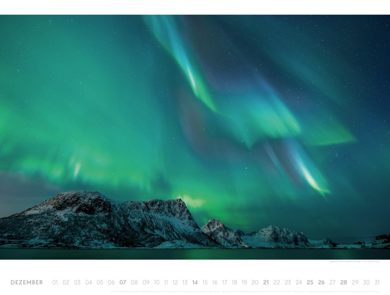 Freiraum Kalender 2025, Wandkalender / Panoramakalender im Querformat (66x50 cm) - Landschaftskalender / Naturkalender