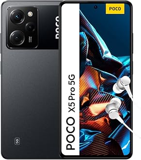 Xiaomi Poco X5 Pro Dual-SIM 128GB ROM + 6GB RAM (Only GSM | No CDMA) Factory Unlocked 5G Smartphone (Black) - International Version