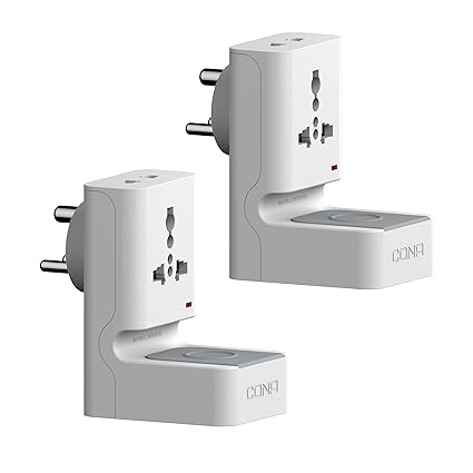 Cona Standy Multiplug 3 +1 - (White) - (Material -PC) - Unit 2 Nos