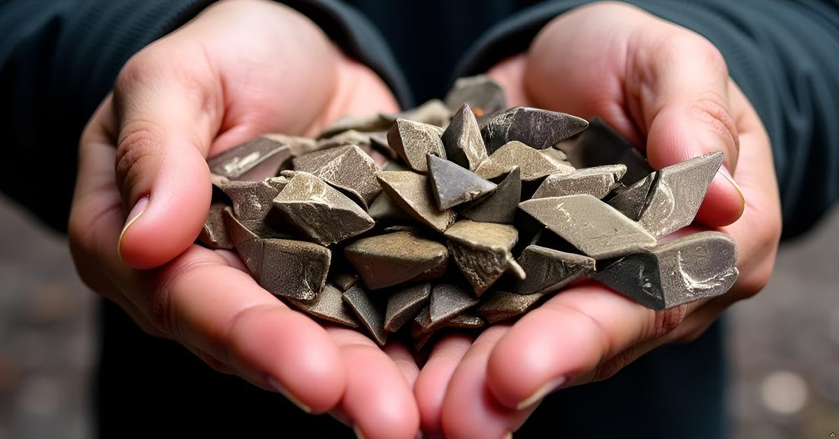 Ceramic Tumbling Media - Heavy Density - Long Lasting Rock and Metal Tumbling and Finishing - 3/8" x 7/8" (5lbs)