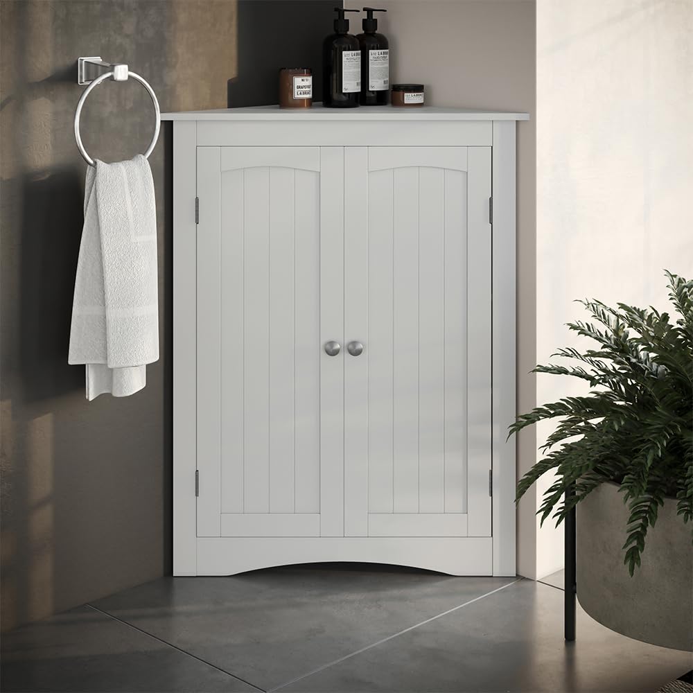 Vicco Eckschrank Bianco, Weiß, 56 x 80 cm
