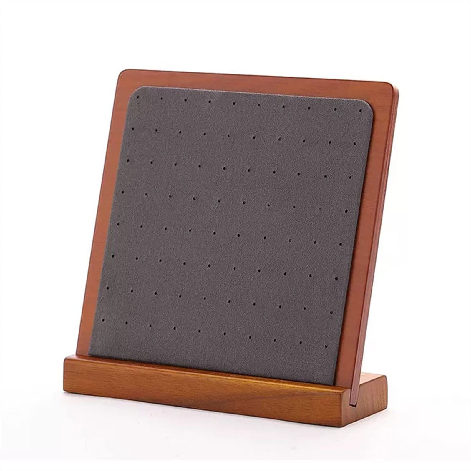 Tyuhduyur Girls Jewellery Stand Velvet 40 Pair Earring Holder Organizer Ear Stud Holder Rack Jewelry Showcase Stand With Wooden Base Stand For Jewelry Organizer