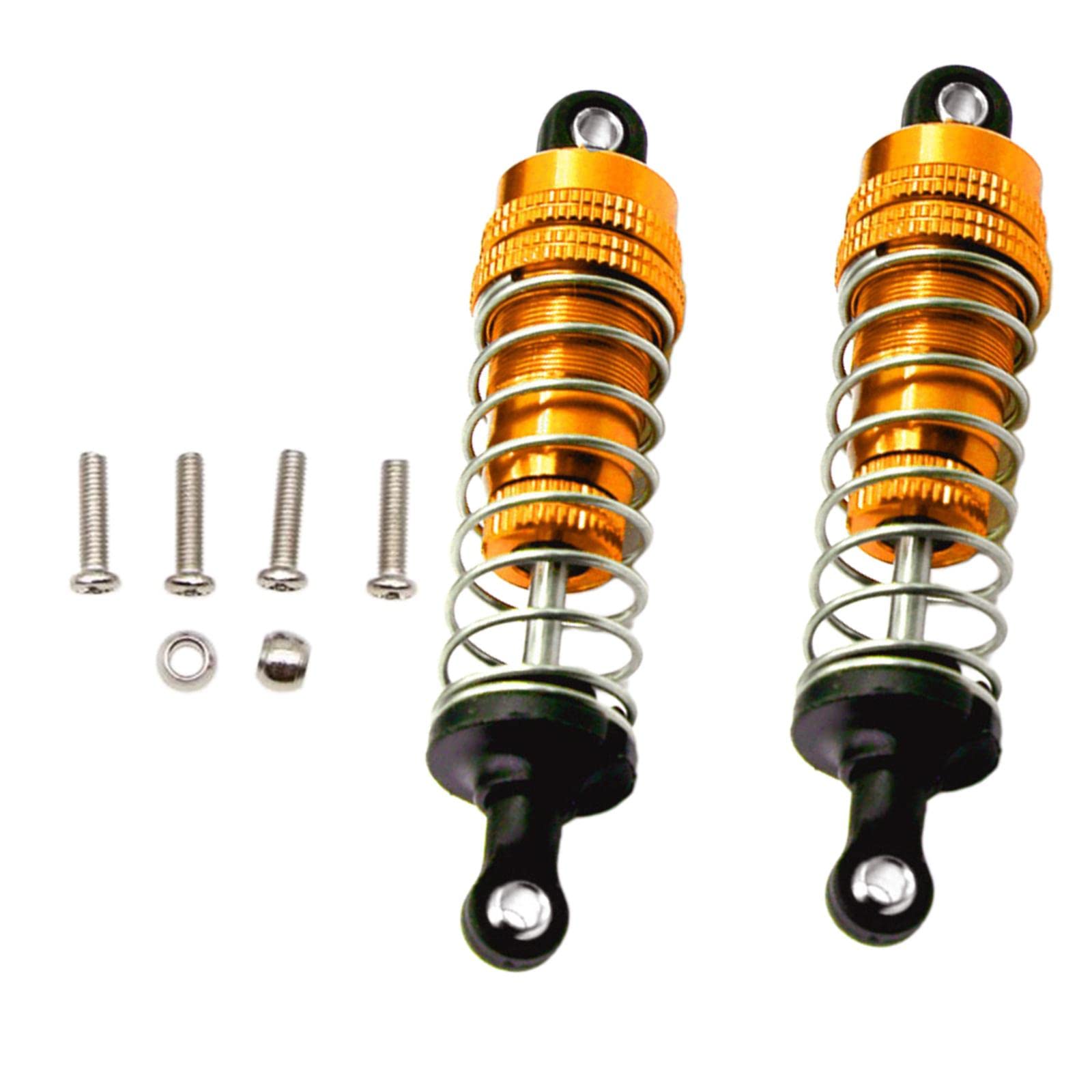 ATORSE 80Mm Shock Absorber Adjustable Fits 1/14 Wltoys 144001 Rc Car Parts Gold-picture-27