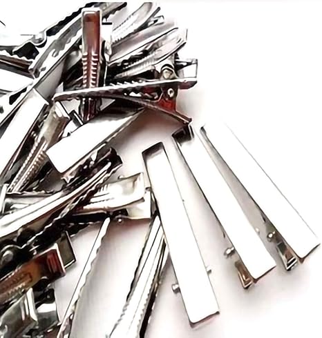 Amazon Leisure Club ヘアクリップ 約50個入り 55mm ヘアピン 髪留め 金具 ヘアアクセサリー パーツ シルバー Diy ホビー 業務用 大人 子供 アクセサリーパーツ 通販